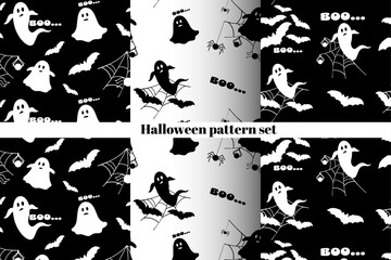 halloween seamless pattern. vector illustration