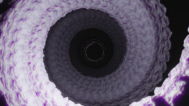 Abstract alien's tentacle. Abstract background a magnified intestinal interior. Biomechanical design. Sci-fi monster. Healthcare and medicine