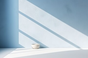 Minimalistic scenes in rooms with light and shadows for product placements.