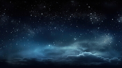 Astonishingly detailed night sky with constellations
