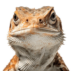 Ackie Monitor, portrait on transparent background, generative Ai