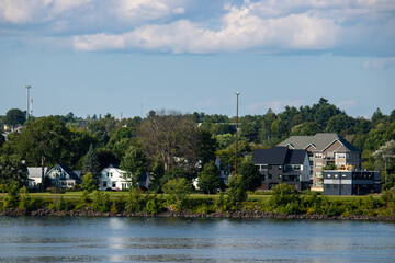 houses on the river