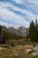 Fototapeta premium Mountain Views of the Teton Crest Trail in Teton National Park