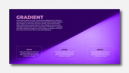 Modern Background Design with Gradient and Grain Texture. Minimalist Gradient Background with geometric shapes for Website design, landing page, wallpaper, banner, poster, flyer, and presentation