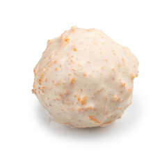 Handmade sugar-free, gluten-free and lactose-free candies on a white background. Healthy eating. Isolated