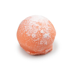 Handmade sugar-free, gluten-free and lactose-free candies on a white background. Healthy eating. Isolated