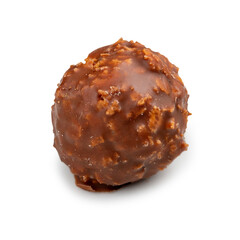 Handmade sugar-free, gluten-free and lactose-free candies on a white background. Healthy eating. Isolated