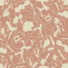 Vector flower illustration seamless repeat pattern digital artwork