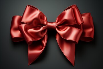 Bow for decorating gifts. Merry christmas and happy new year concept