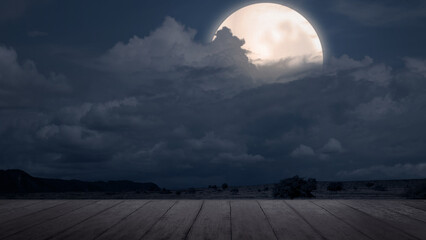 Scary Halloween background © Leo Lintang