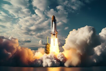 Reise zu den Sternen: Raketenstart in die Weiten des Weltalls