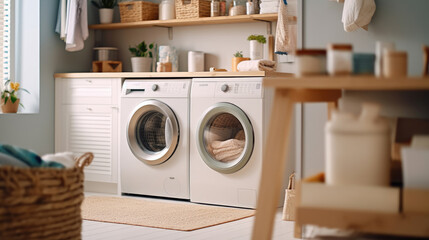 Home laundry room