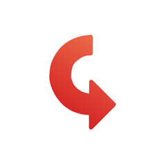 Fototapeta premium Icon arrow