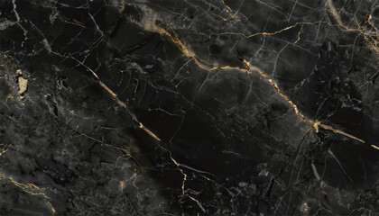 natural black marble texture background with high resolution, black marble with golden veins, Black marble natural pattern for background, granite slab stone ceramic tile vector.

