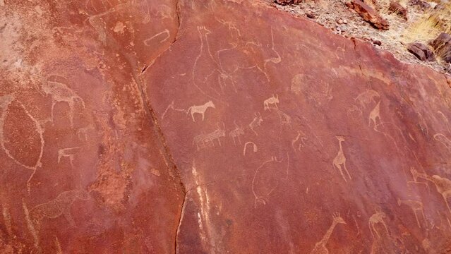 Twyfelfontein Cave rock art engravings