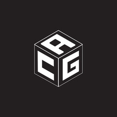 Obraz premium Cube letter logo design