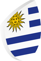 Obraz premium Uruguay rugby icon