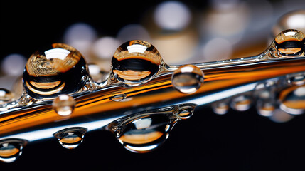 drops of water.Generative Ai