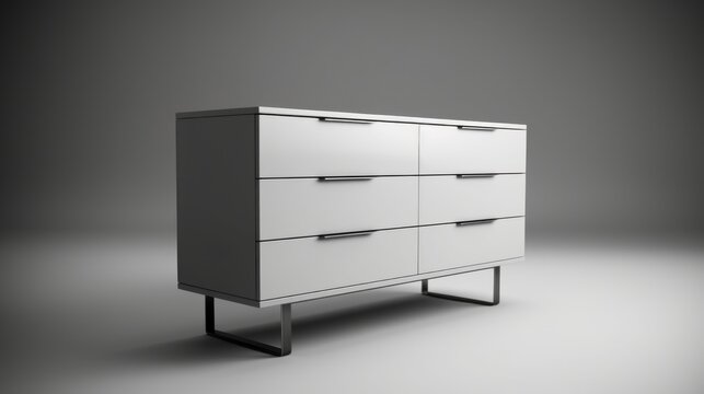 3d render of a cabinet