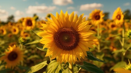 Fototapeta premium sunflower in the sun