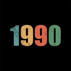 Retro style of the 1990s. Background