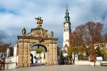 19 10 2022: view of a famous Catholic Jasna Gora monastery in Czestochowa, Poland © fotomaster