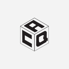 Cube letter logo design