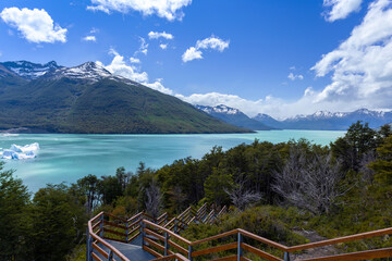 Argentina, Patagonia, El Calefate Perito Moreno Glacier in Glaciers National park Los Glaciares.