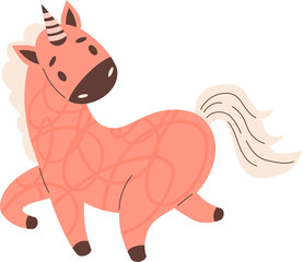   cute pink unicorn