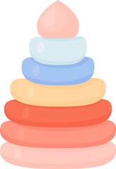 Children toy pyramid