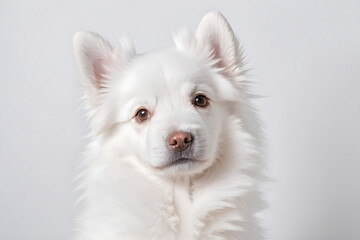 Fototapeta na wymiar portrait of a white dog