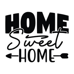 Home Sweet Home, New Family SVG Design Template