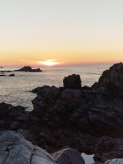 landscape beach seas rock climbing