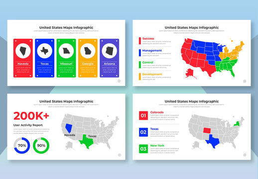 Business Map Infographic Design