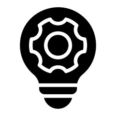 idea glyph icon