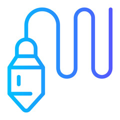 plumb bob gradient icon