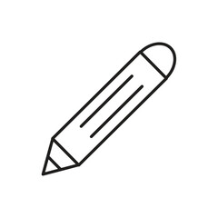 pen vector line icon template