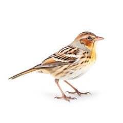 Fototapeta premium Bairds sparrow bird isolated on white.