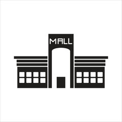mall vector line icon template