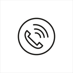 phone vector icon line template