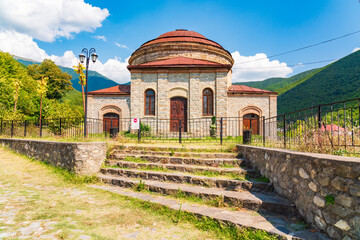 Ancient Albanian Church in Shaki city, Azerbaijan
