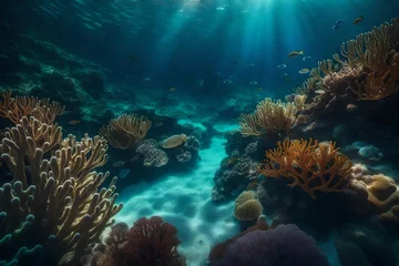 Fotobehang coral reef © Hamza