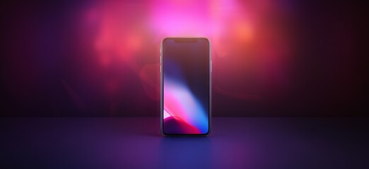 Abstract Visual Experimentation: Smartphone Screen Gradients and Contrasts