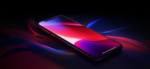 Captivating Smartphone Display: Chromatic Spectrum and Colorful Gradients