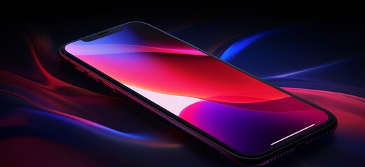 Abstract Artistry on Your Phone: Exploring Vibrant Hues and Aesthetics