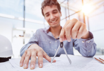 Architect engineer contractor design working drawing sketch plan