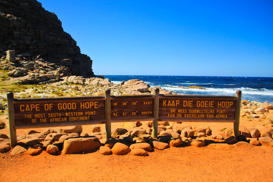 Cape of Good Hope, landmark by the ocean