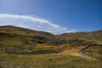 Landscape photography of mountain view with scenic sunset