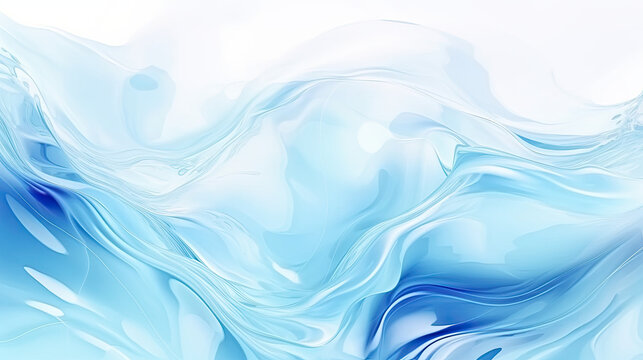 Abstract water ocean wave, blue, aqua, teal texture. Blue and white water wave web banner Graphic Resource as background for ocean wave abstract (generative ai) 