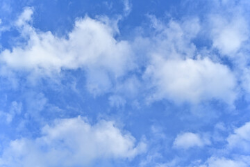 summer blue gradient clouds soft white background Beauty with clear clouds in sunshine calm bright winter weather bright turquoise landscape, cloud and sky background concept